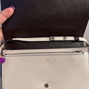 Coach crème colored purse